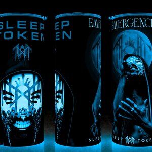Glow in the Dark Sleep Token - Vessel - Emergence Rock Band Cup Mug Tumbler 20oz